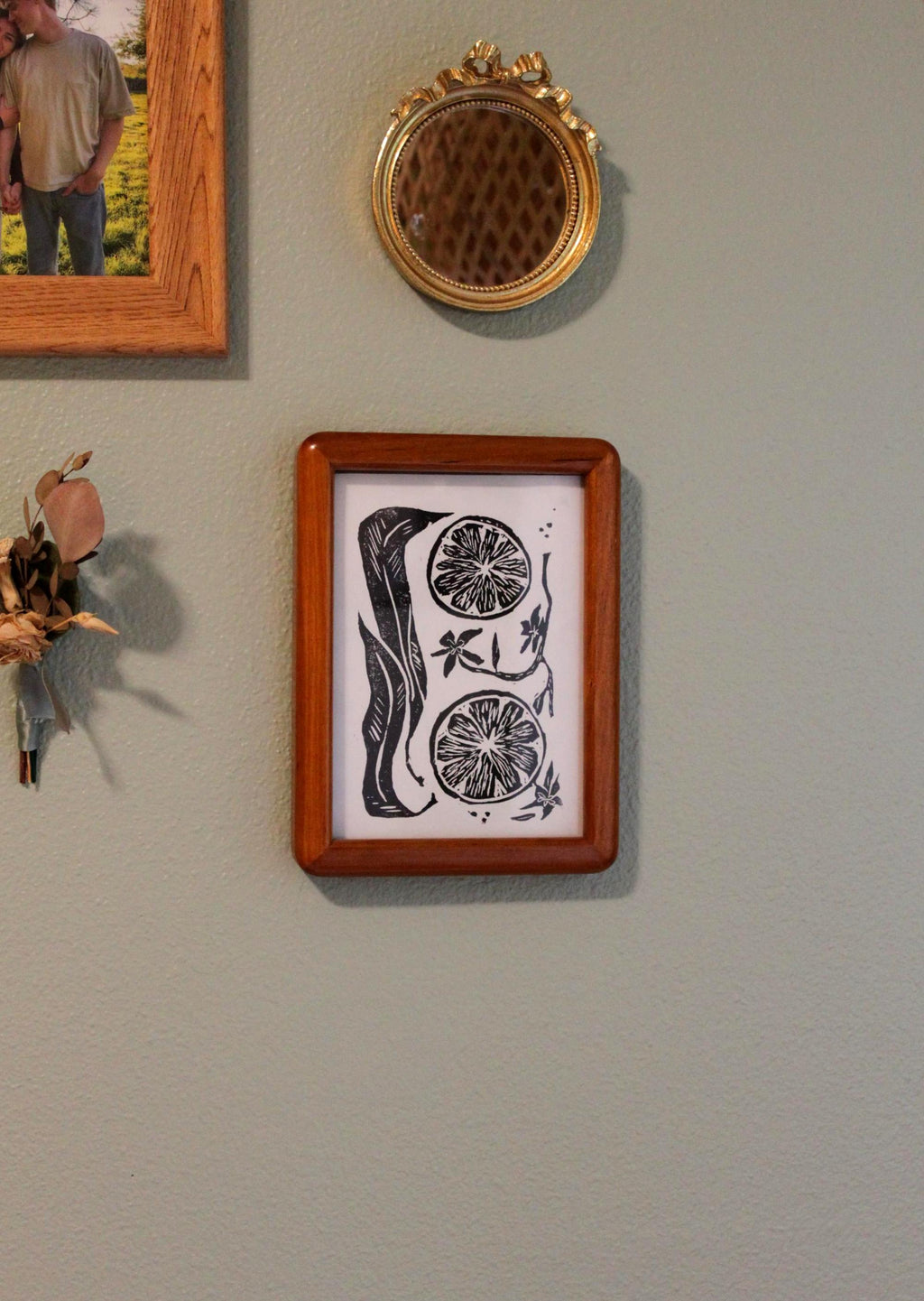 Orange You Glad? Linocut Print